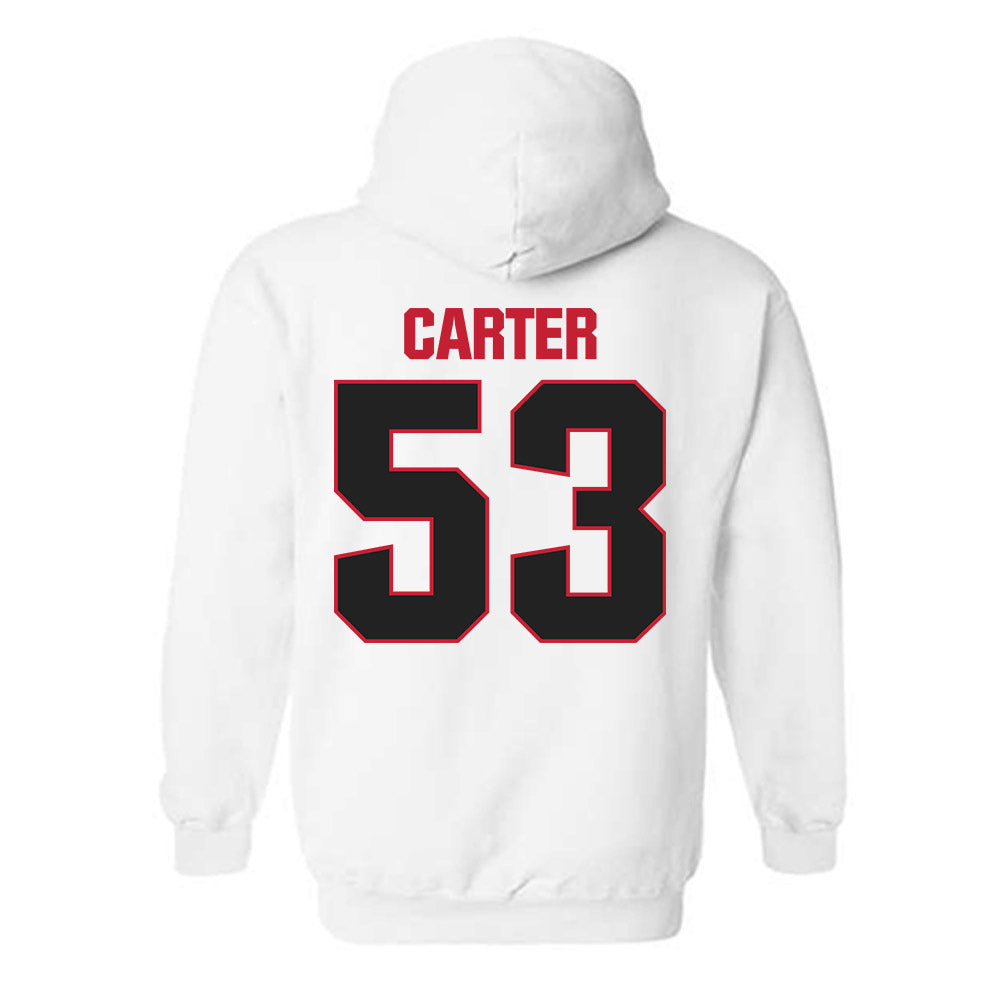 APSU - NCAA Football : Ryan Carter - Classic Shersey Hooded Sweatshirt-1