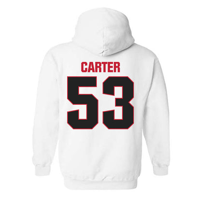 APSU - NCAA Football : Ryan Carter - Classic Shersey Hooded Sweatshirt-1