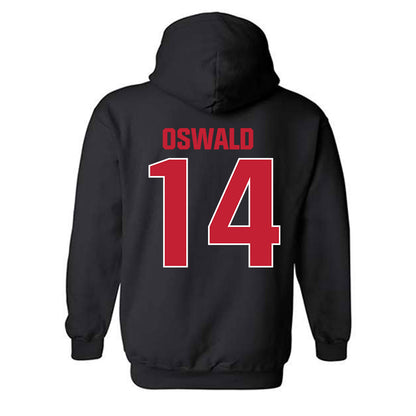 APSU - NCAA Beach Volleyball : Aubriegh Oswald - Classic Shersey Hooded Sweatshirt-1
