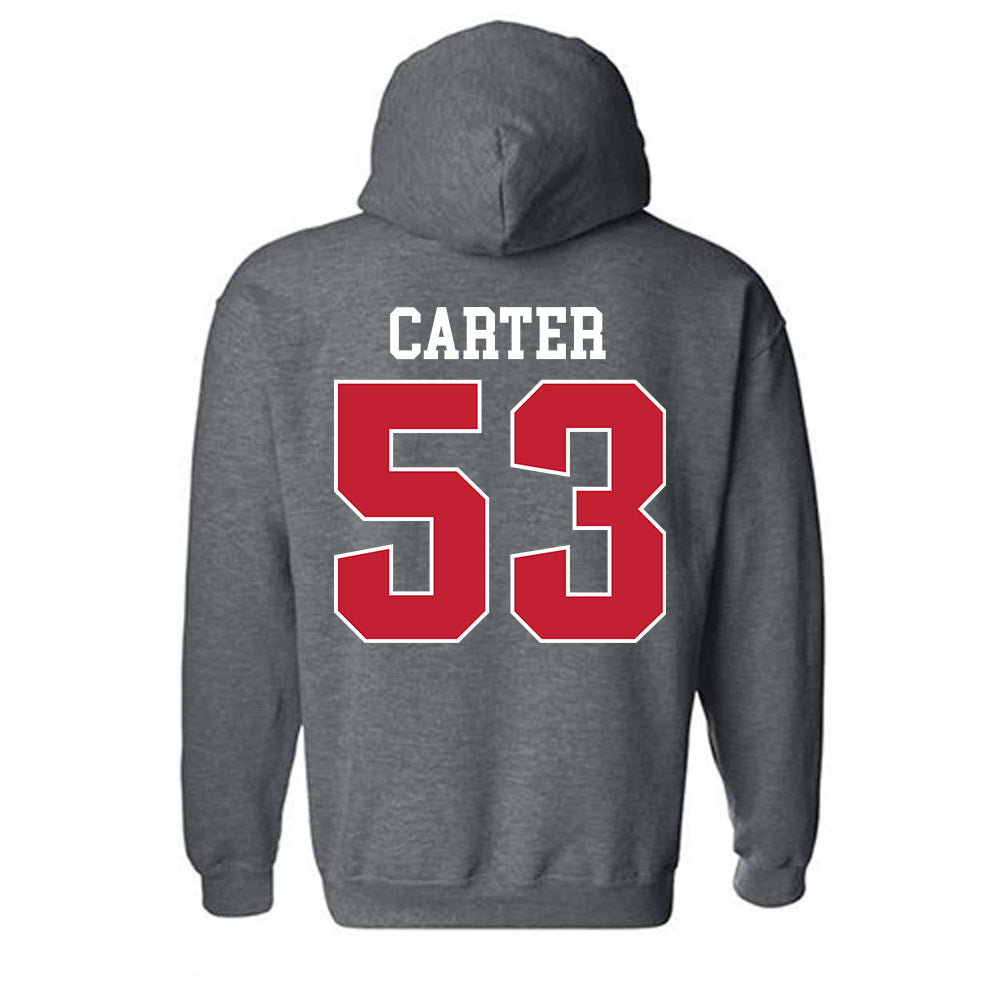 APSU - NCAA Football : Ryan Carter - Classic Shersey Hooded Sweatshirt-1