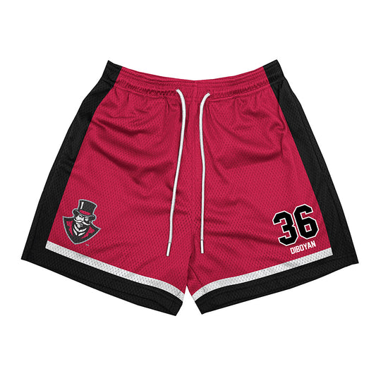 APSU - NCAA Football : Hamilton DiBoyan - Red Shorts-0