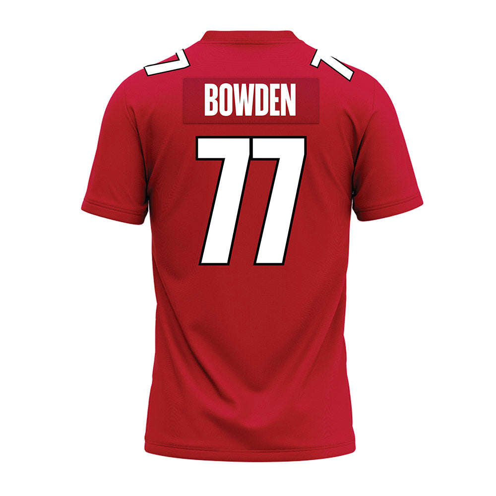 APSU - NCAA Football : Zakery Bowden - Red Premium Football Jersey-1