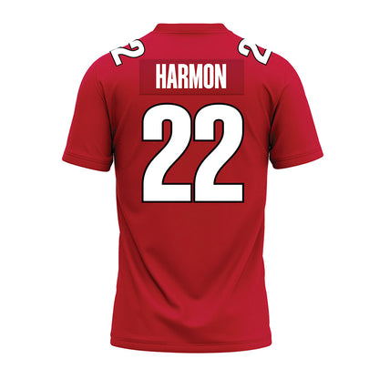 APSU - NCAA Football : Braylon Harmon - Red Premium Football Jersey-1