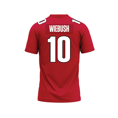APSU - NCAA Football : William Wiebush - Red Premium Football Jersey-1