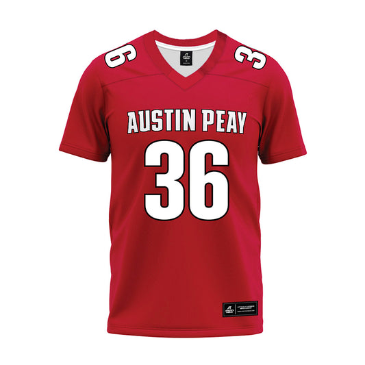 APSU - NCAA Football : Hamilton DiBoyan - Red Premium Football Jersey-0