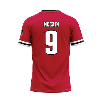 APSU - NCAA Baseball : Bryce McCain - Red Baseball Jersey-1