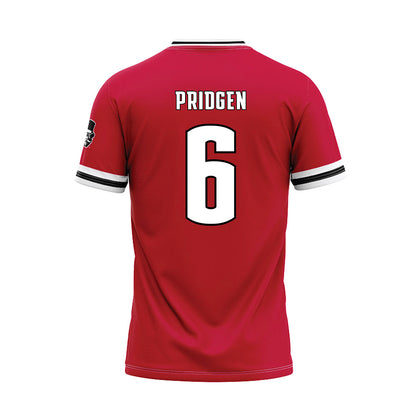 APSU - NCAA Baseball : Paris Pridgen - Red Baseball Jersey-1