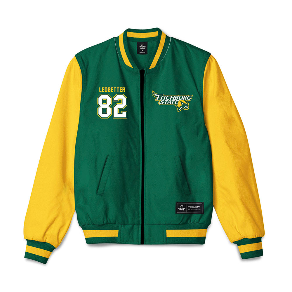 Fitchburg State - NCAA Football : Kaleb Ledbetter - Bomber Jacket-0