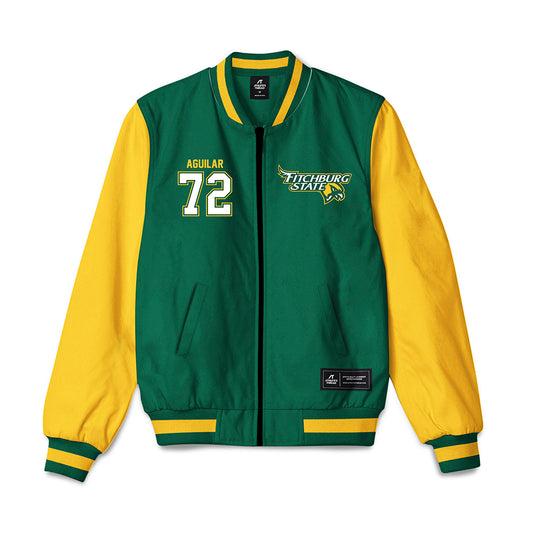 Fitchburg State - NCAA Football : Xavier Aguilar - Bomber Jacket-0