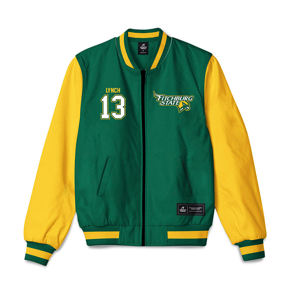 Fitchburg State - NCAA Football : Conrad Lynch - Bomber Jacket-0