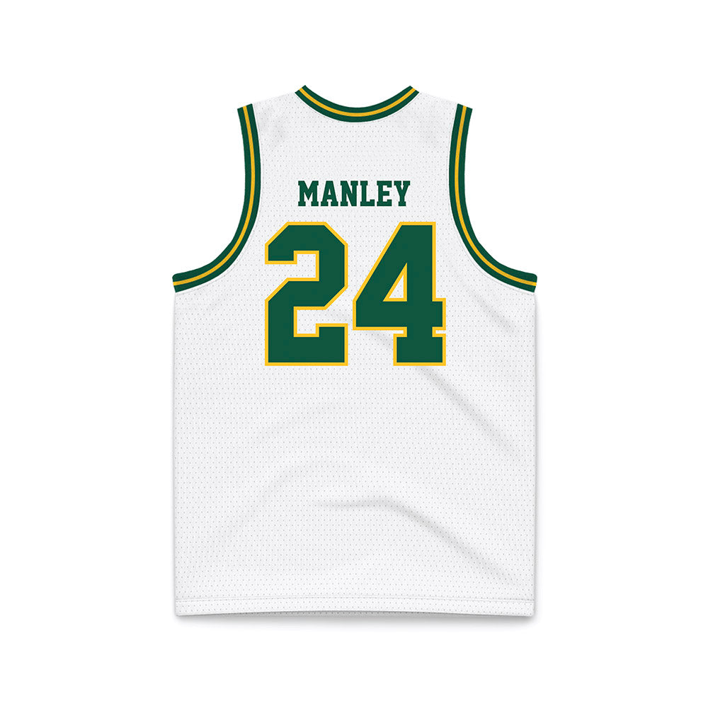 Fitchburg State - NCAA Men's Basketball : Matthew Manley - White Basketball Jersey-1