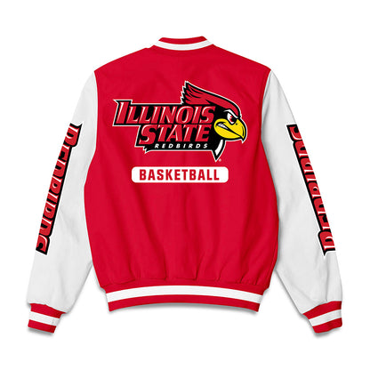 Illinois State - NCAA Men's Basketball : Landon Wolf - Bomber Jacket