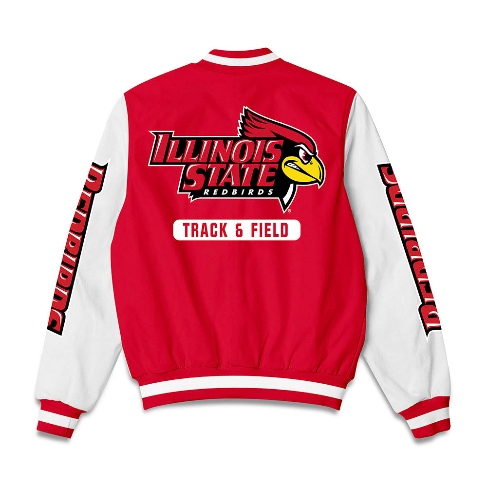 Illinois State - NCAA Men's Track & Field : Trey Thomas - Bomber Jacket-1