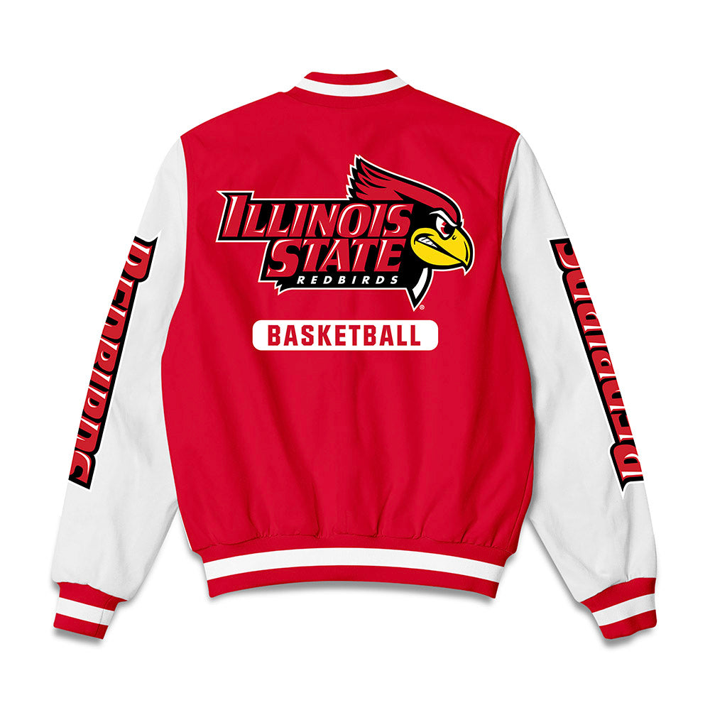 Illinois State - NCAA Women's Basketball : Kya Hurt - Bomber Jacket-1