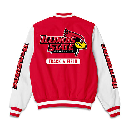 Illinois State - NCAA Men's Track & Field : Aidan Wyzard - Bomber Jacket-1