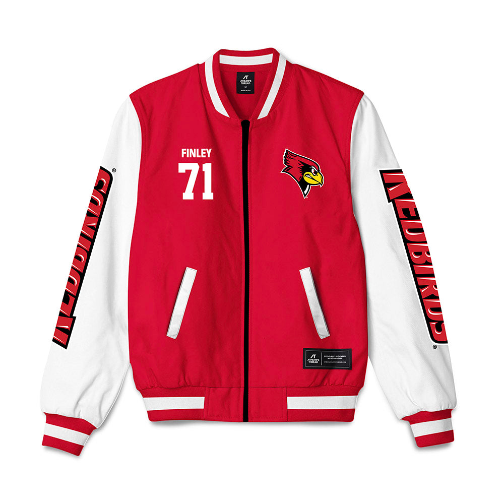 Illinois State - NCAA Football : Jacob Finley - Bomber Jacket-0