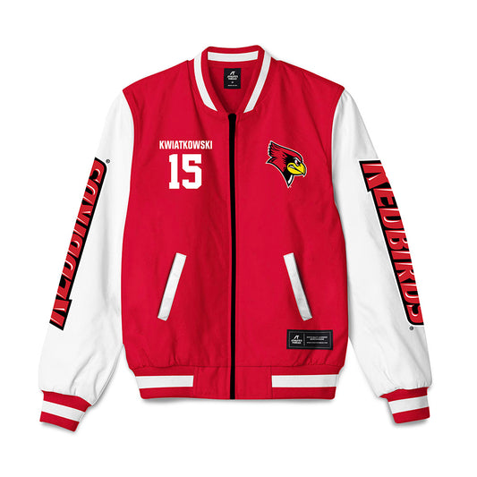 Illinois State - NCAA Football : Chase Kwiatkowski - Bomber Jacket-0