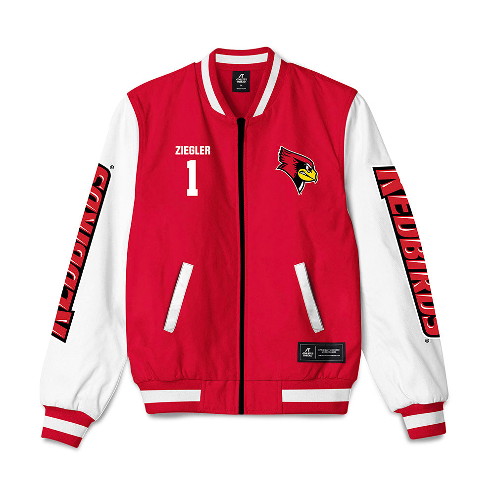 Illinois State - NCAA Women's Volleyball : Ruth Ziegler - Bomber Jacket-0
