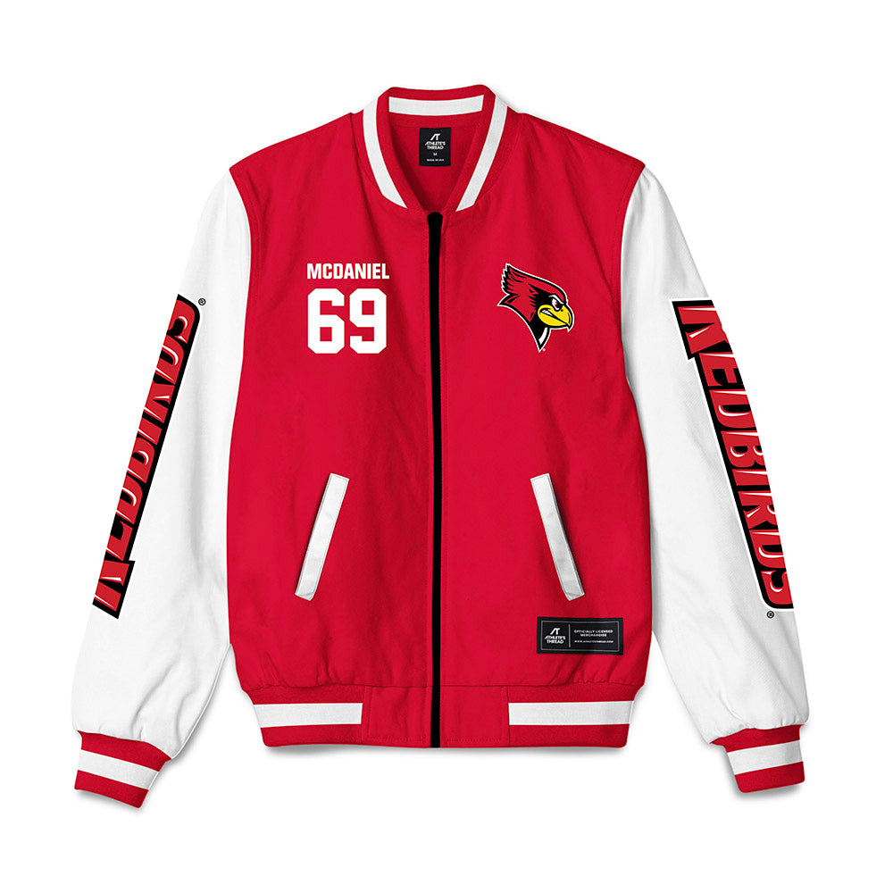 Illinois State - NCAA Football : Mezziahs McDaniel - Bomber Jacket-0