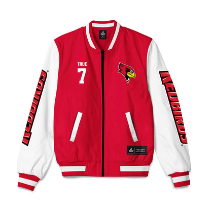 Illinois State - NCAA Football : Nick True - Bomber Jacket-0