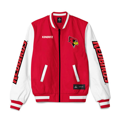 Illinois State - NCAA Women's Track & Field : Brooklyn Kondritz - Bomber Jacket-0
