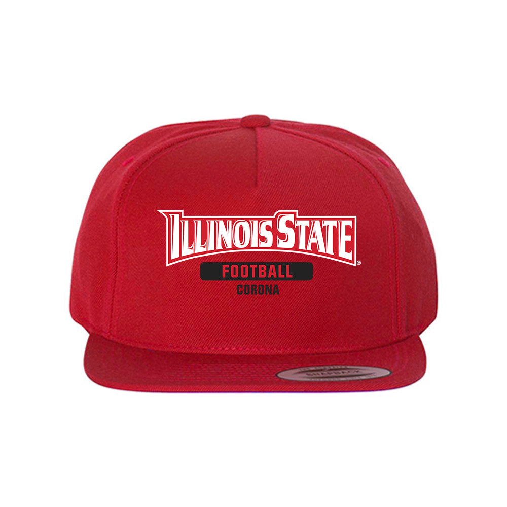 Illinois State - NCAA Football : Anthony Corona - Snapback Hat-0