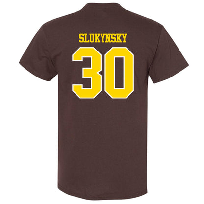 Western Michigan - NCAA Men's Ice Hockey : Hampton Slukynsky - Classic Shersey T-Shirt-1