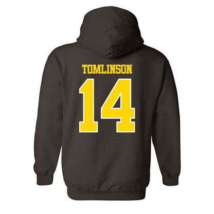 Western Michigan - NCAA Baseball : Ty Tomlinson - Classic Shersey Hooded Sweatshirt-1
