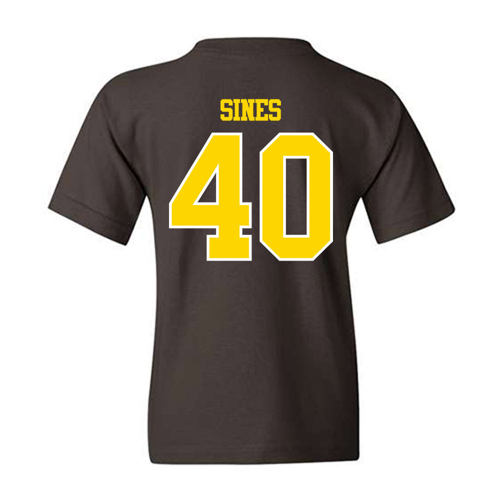 Western Michigan - NCAA Football : Nathan Sines - Classic Shersey Youth T-Shirt-1