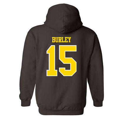 Western Michigan - NCAA Football : KJ Burley - Classic Shersey Hooded Sweatshirt-1