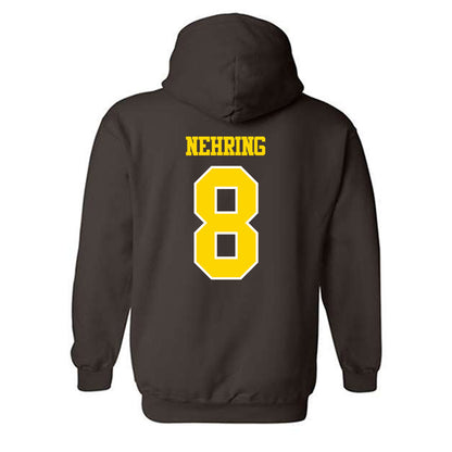 Western Michigan - NCAA Men's Ice Hockey : Zach Nehring - Classic Shersey Hooded Sweatshirt-1