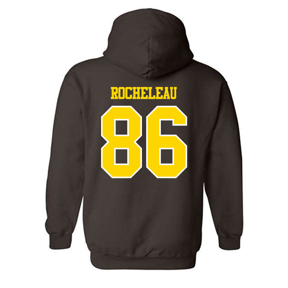 Western Michigan - NCAA Football : Ryan Rocheleau - Classic Shersey Hooded Sweatshirt-1