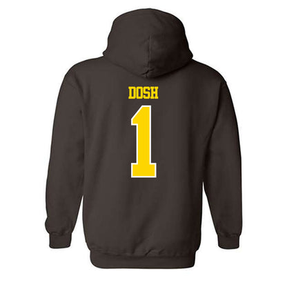 Western Michigan - NCAA Football : Jaxson Dosh - Classic Shersey Hooded Sweatshirt-1