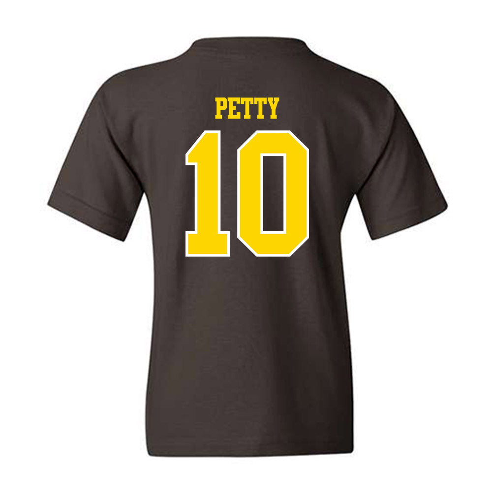 Western Michigan - NCAA Football : Trey Petty - Classic Shersey Youth T-Shirt-1