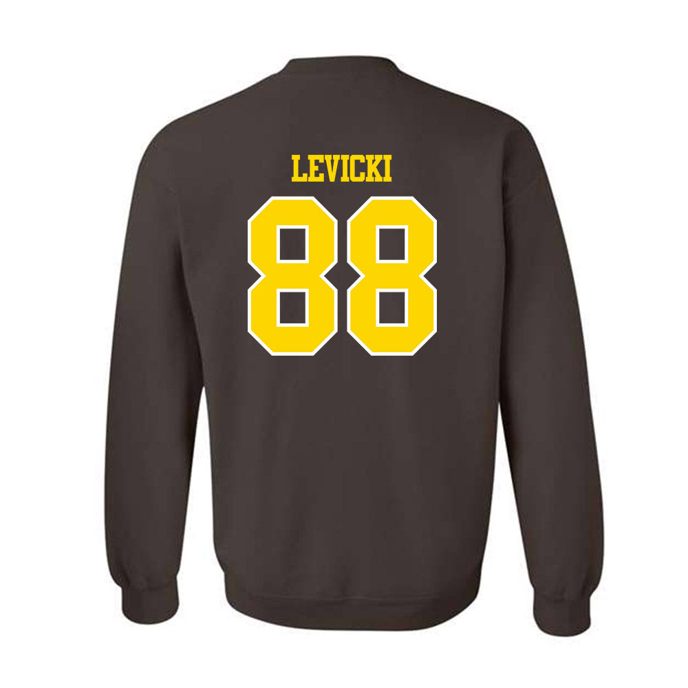Western Michigan - NCAA Football : Nate Levicki - Classic Shersey Crewneck Sweatshirt-1