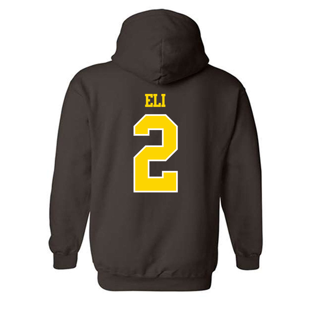 Western Michigan - NCAA Men's Basketball : Joshua Eli - Classic Shersey Hooded Sweatshirt-1