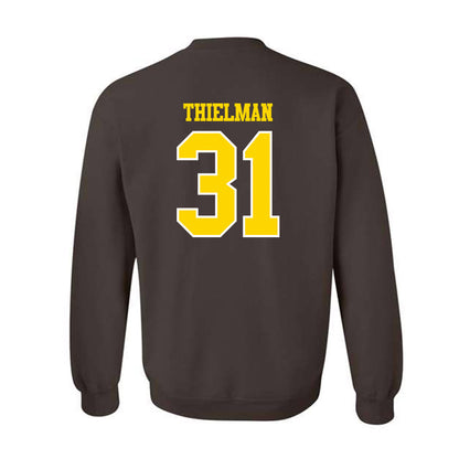 Western Michigan - NCAA Baseball : Avery Thielman - Classic Shersey Crewneck Sweatshirt-1