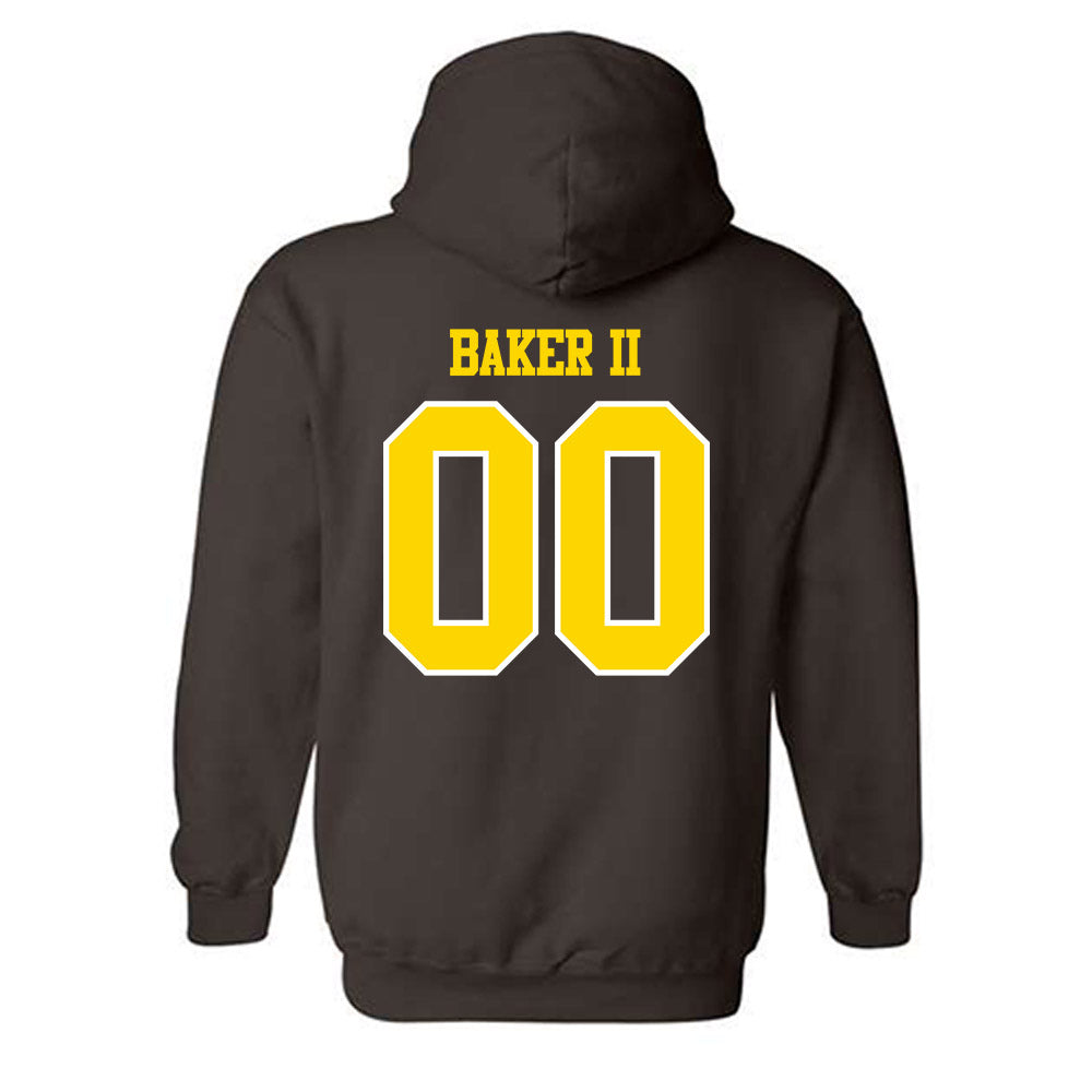 Western Michigan - NCAA Football : Max Baker II - Classic Shersey Hooded Sweatshirt-1