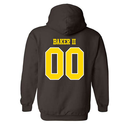 Western Michigan - NCAA Football : Max Baker II - Classic Shersey Hooded Sweatshirt-1
