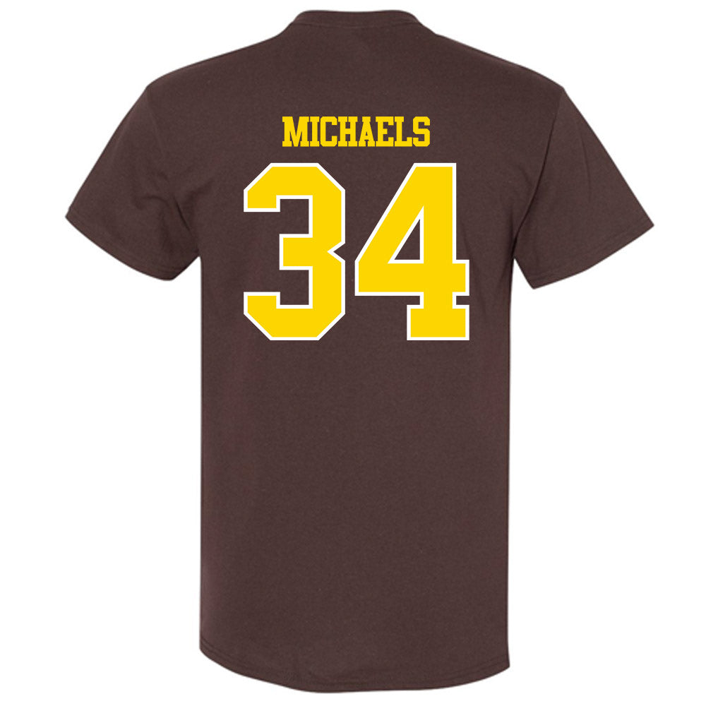 Western Michigan - NCAA Men's Ice Hockey : Owen Michaels - Classic Shersey T-Shirt-1