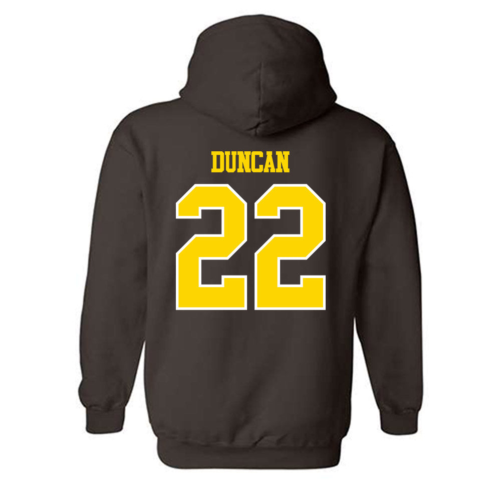 Western Michigan - NCAA Softball : Bella Duncan - Classic Shersey Hooded Sweatshirt-1