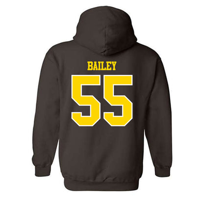 Western Michigan - NCAA Football : Jacob Bailey - Classic Shersey Hooded Sweatshirt-1