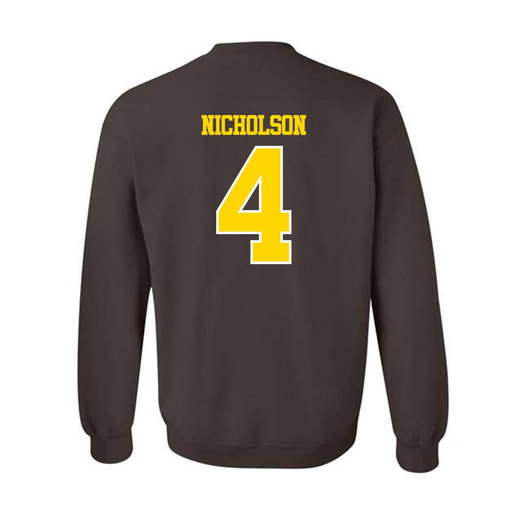 Western Michigan - NCAA Men's Soccer : Joshua Nicholson - Classic Shersey Crewneck Sweatshirt-1