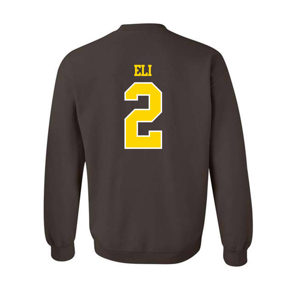 Western Michigan - NCAA Men's Basketball : Joshua Eli - Classic Shersey Crewneck Sweatshirt-1