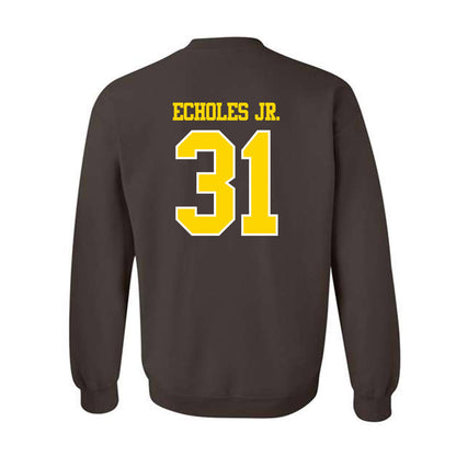 Western Michigan - NCAA Football : DeJuan Echoles Jr. - Classic Shersey Crewneck Sweatshirt-1