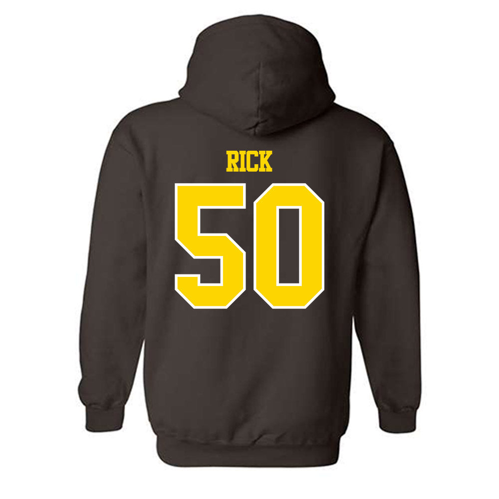 Western Michigan - NCAA Baseball : Lucas Rick - Classic Shersey Hooded Sweatshirt-1