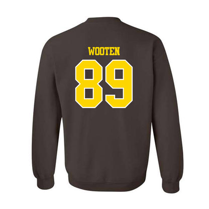 Western Michigan - NCAA Football : Brennan Wooten - Classic Shersey Crewneck Sweatshirt-1