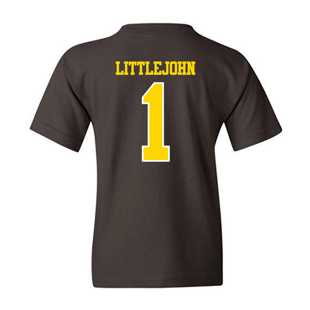 Western Michigan - NCAA Football : Emazon Littlejohn - Classic Shersey Youth T-Shirt-1