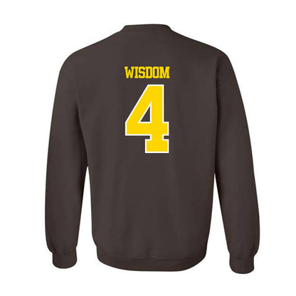 Western Michigan - NCAA Men's Ice Hockey : Zaccharya Wisdom - Classic Shersey Crewneck Sweatshirt-1