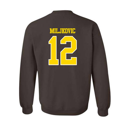 Western Michigan - NCAA Women's Basketball : Isabella Miljkovic - Classic Shersey Crewneck Sweatshirt-1